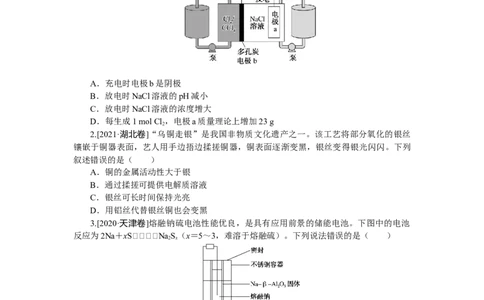 专练31原电池原理及应用一_05高考化学_新高考复习资料_2023年新高考资料_专项复习_2023《微专题&middot;小练习》&middot;化学&middot;新教材&middot;XL-6