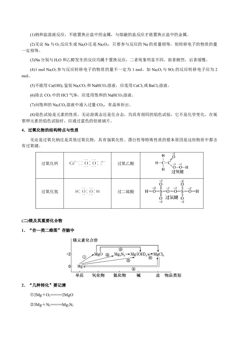 专题09元素及其化合物的性质、用途与转化（解析版）-备战2025年高考化学二轮&middot;突破提升专题复习讲义（新高考通用）_05高考化学_2025年新高考资料_二轮复习