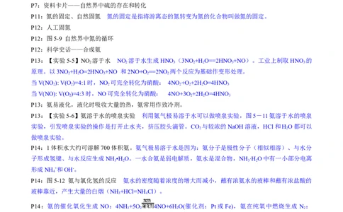 专题2+必修第二册++高考考前必读教材基础知识（回归教材+课本实验）-备战2024年高考化学抢分秘籍（新高考专用）[44358480]_05高考化学_2024年新高考资料_5.2024三轮冲刺