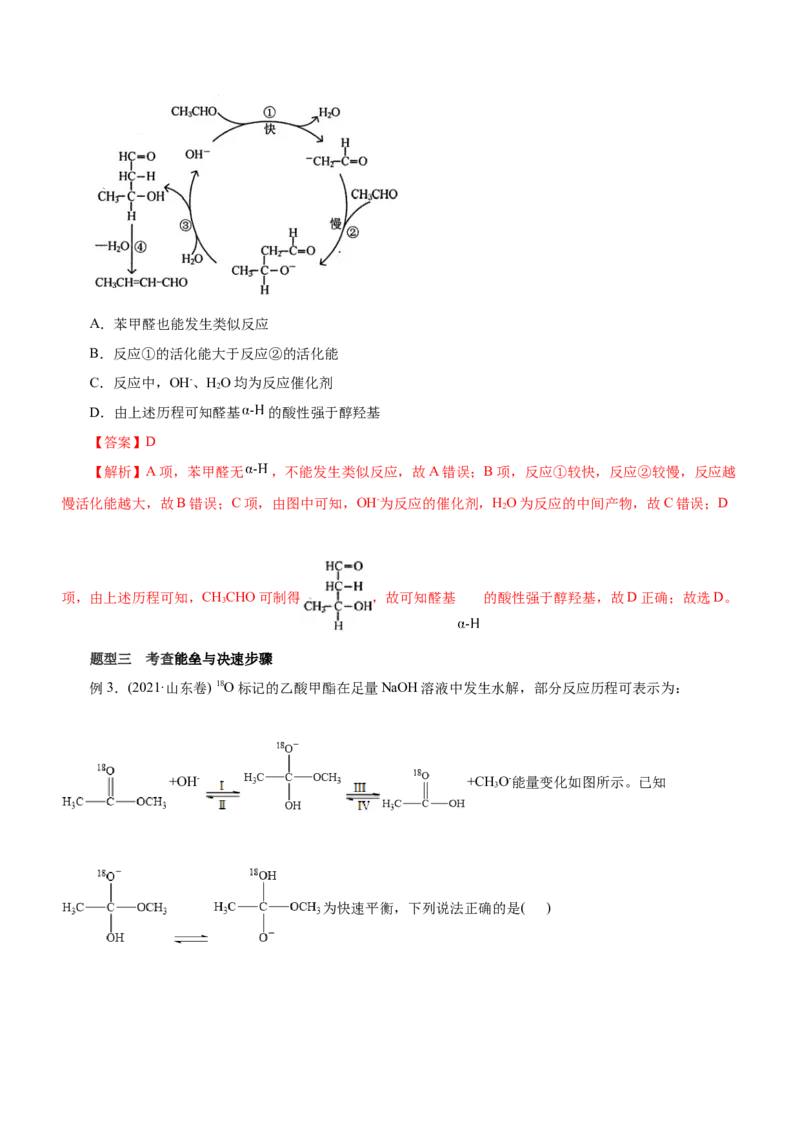 专题12化学反应机理（讲）-2023年高考化学二轮复习讲练测（新高考专用）（解析版）_05高考化学_新高考复习资料_2023年新高考资料_二轮复习