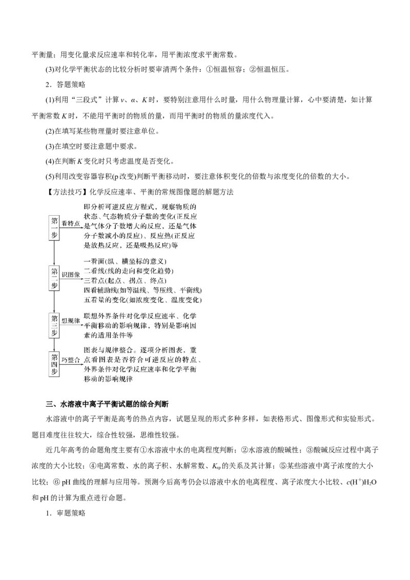 专题15化学反应原理综合题（讲）-2023年高考化学二轮复习讲练测（新高考专用）（原卷版）_05高考化学_新高考复习资料_2023年新高考资料_二轮复习