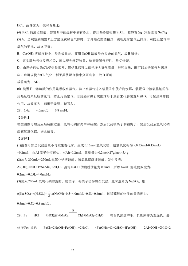 专题10元素及其化合物（含解析）_05高考化学_2025年新高考资料_专项练习_2025高考化学专题复习冲刺练习（含解析）（完结）
