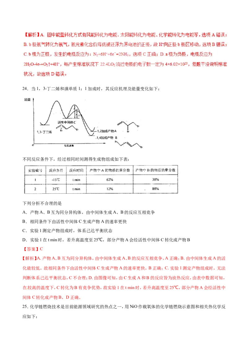 专题12反应热热化学方程式-2019年高考化学易错题汇总（解析版）_05高考化学_新高考复习资料_2022年新高考资料_2022年一轮复习各版本_1.高考化学2022年一轮复习通用版