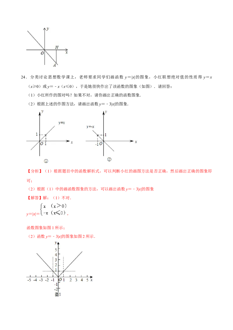 专题19.2正比例函数专项提升训练（重难点培优）-拔尖特训2023年培优（解析版）人教版_初中数学人教版_八年级数学下册_保存转存之后查看(1)_旧版-可参考_07专项讲练