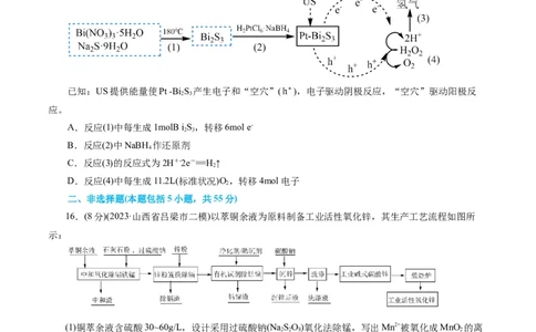 专题04氧化还原反应(测试)(原卷版)_05高考化学_2024年新高考资料_2.2024二轮复习_2024年高考化学二轮复习讲练测（新教材新高考）