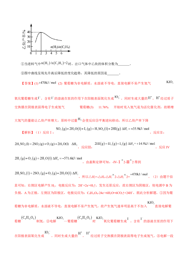 专题15化学反应原理综合题（练）-2023年高考化学二轮复习讲练测（新高考专用）（解析版）_05高考化学_新高考复习资料_2023年新高考资料_二轮复习