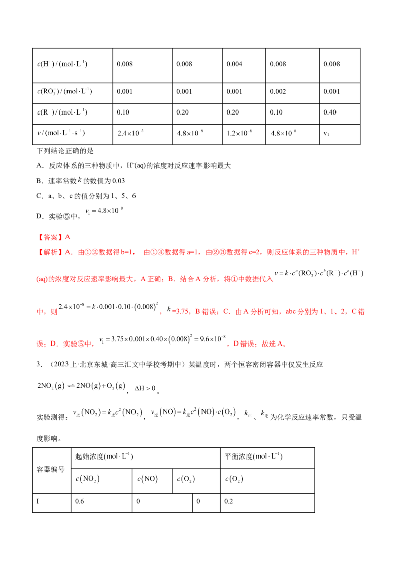 专题09化学反应速率与化学平衡（讲义）（解析版）_05高考化学_2024年新高考资料_2.2024二轮复习_高频考点2024年高考化学二轮复习高频考点追踪与预测（新高考专用）