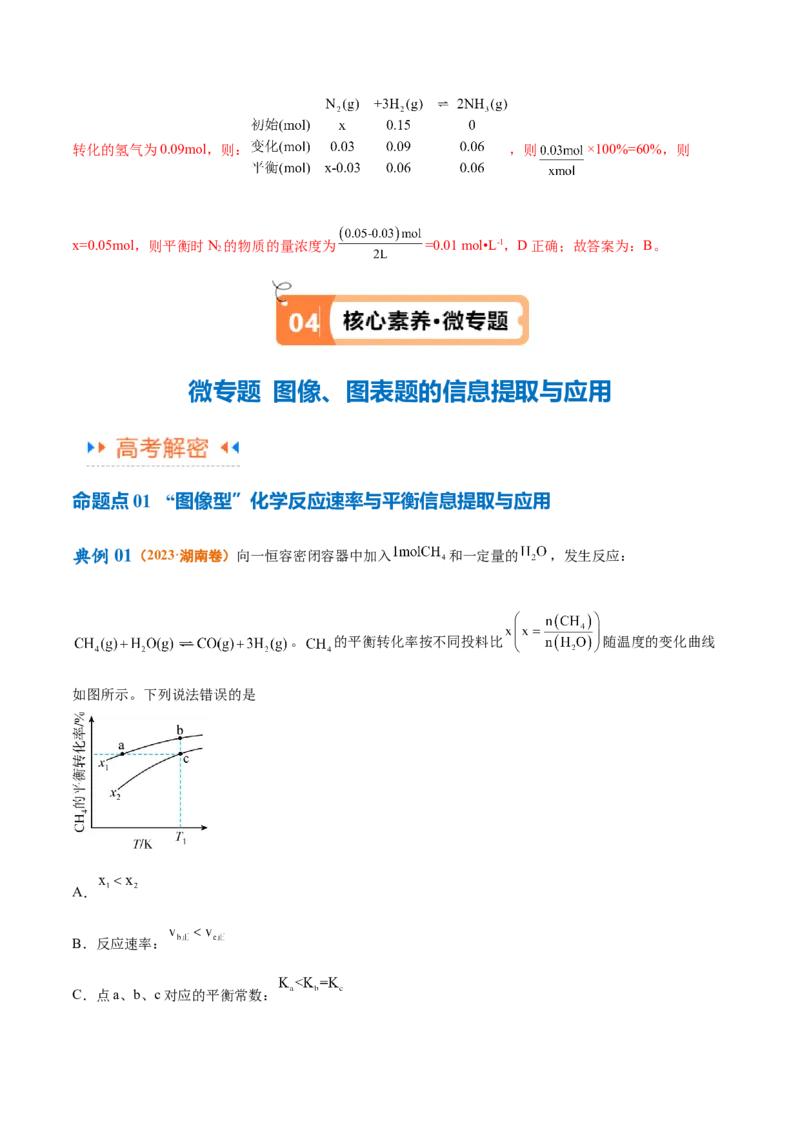 专题09化学反应速率与化学平衡（讲义）（解析版）_05高考化学_2024年新高考资料_2.2024二轮复习_高频考点2024年高考化学二轮复习高频考点追踪与预测（新高考专用）