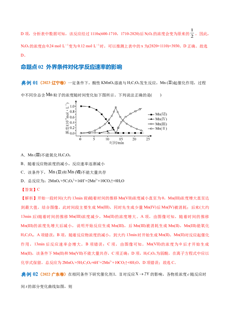 专题09化学反应速率与化学平衡（讲义）（解析版）_05高考化学_2024年新高考资料_2.2024二轮复习_高频考点2024年高考化学二轮复习高频考点追踪与预测（新高考专用）