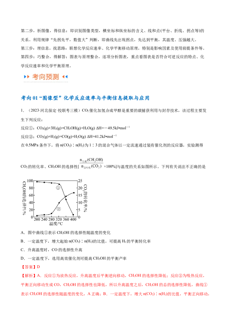 专题09化学反应速率与化学平衡（讲义）（解析版）_05高考化学_2024年新高考资料_2.2024二轮复习_高频考点2024年高考化学二轮复习高频考点追踪与预测（新高考专用）