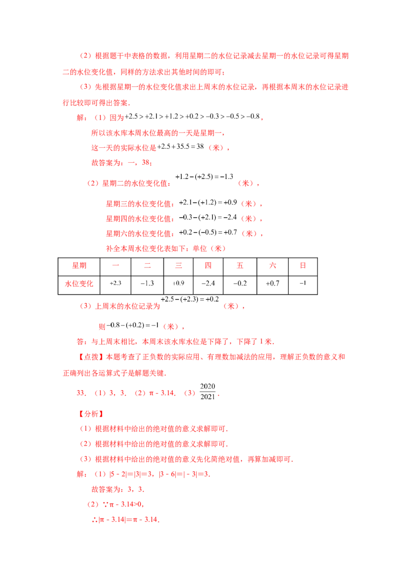 专题1.21有理数的减法（巩固篇）（专项练习）-2022-2023学年七年级数学上册基础知识专项讲练（人教版）_初中数学人教版_7上-初中数学人教版_7上-初中数学人教版（旧版）赠送_07专项讲练