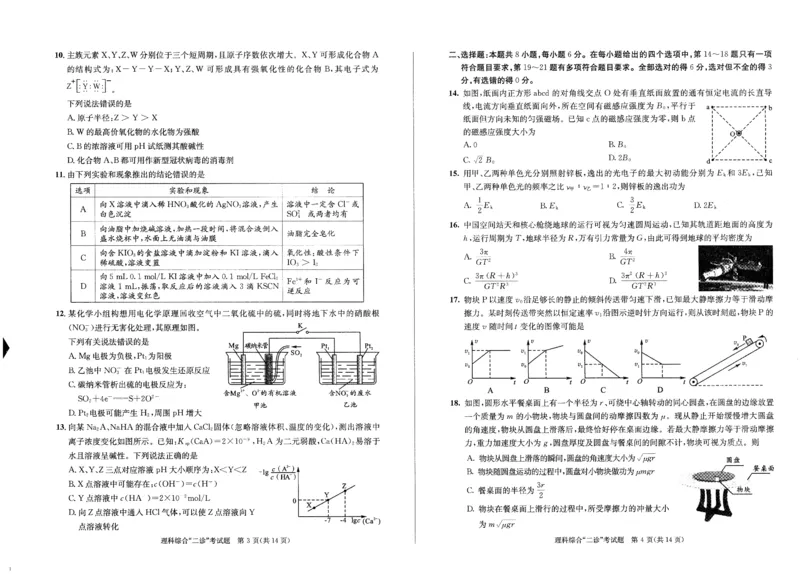 2023级成都二诊考试理综试卷公众号：一枚试卷君_05高考化学_高考模拟题_新高考_四川省成都市2023届高三第二次诊断性检测理综_四川省成都市2023届高三第二次诊断性检测理综