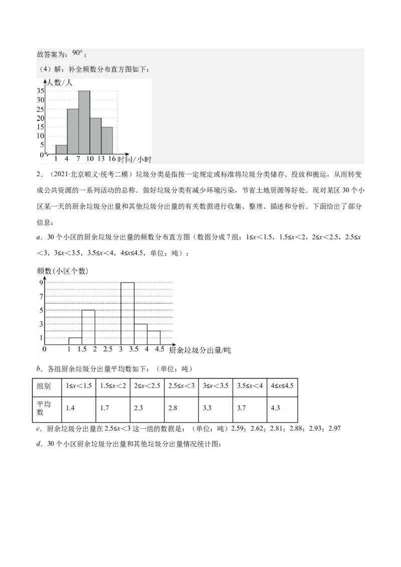 专题10.1普查与抽样调查、统计图的选用、频数和频率、频数分布直方图之八大考点(解析版)_初中数学人教版_7下-初中数学人教版_7下-初中数学人教版（旧版）赠送_07专项讲练