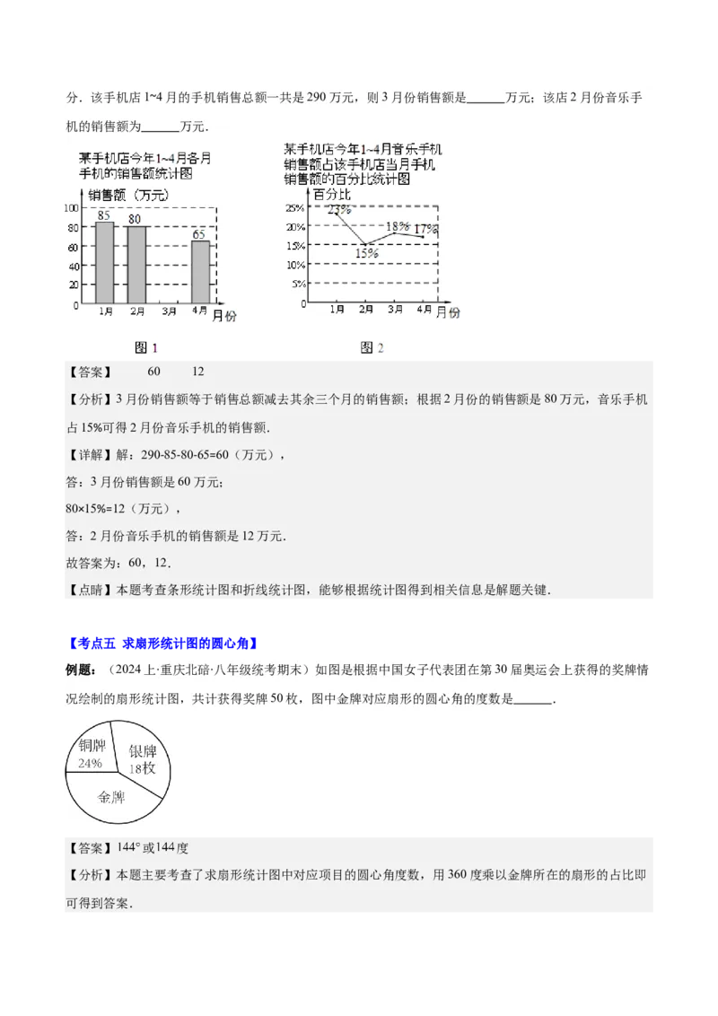 专题10.1普查与抽样调查、统计图的选用、频数和频率、频数分布直方图之八大考点(解析版)_初中数学人教版_7下-初中数学人教版_7下-初中数学人教版（旧版）赠送_07专项讲练