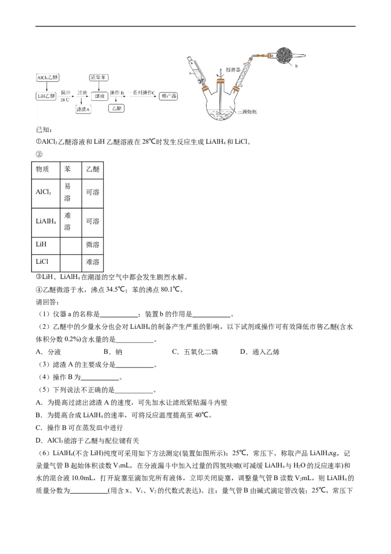 专题06实验数据的处理与分析-实验攻略备战2024年高考化学实验常考知识点全突破（原卷版）_05高考化学_新高考复习资料_2024年新高考资料_❤专项复习资料
