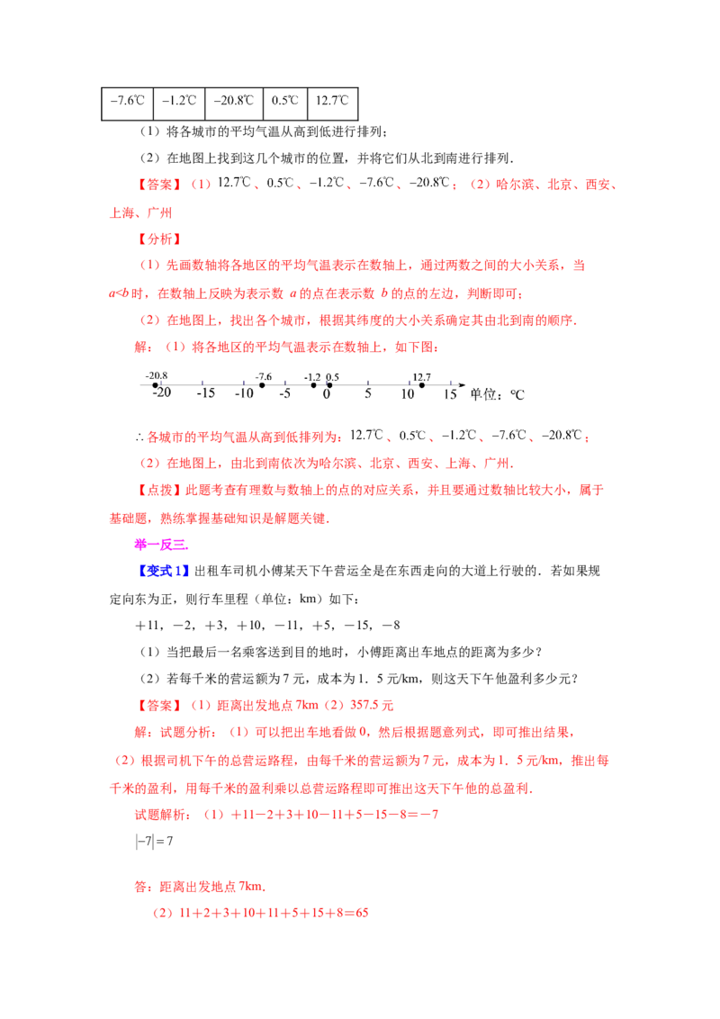 专题1.13绝对值（知识讲解）-2022-2023学年七年级数学上册基础知识专项讲练（人教版）_初中数学人教版_7上-初中数学人教版_7上-初中数学人教版（旧版）赠送_07专项讲练