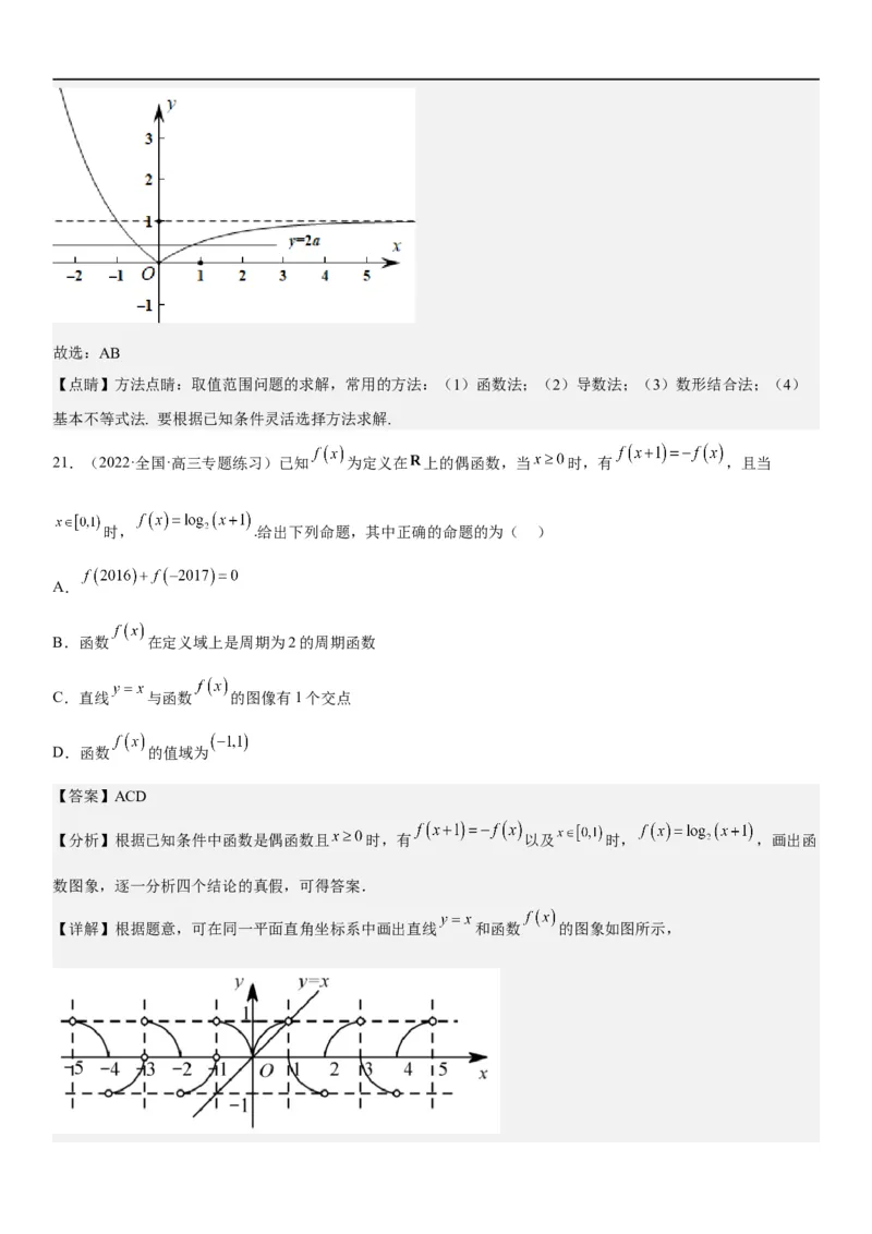 解密05各类基本初等函数（二次函数、指对幂函数等）（解析版）_2.2025数学总复习_2023年新高考资料_二轮复习_考点2023年高考数学二轮复习讲义+训练（新高考专用）