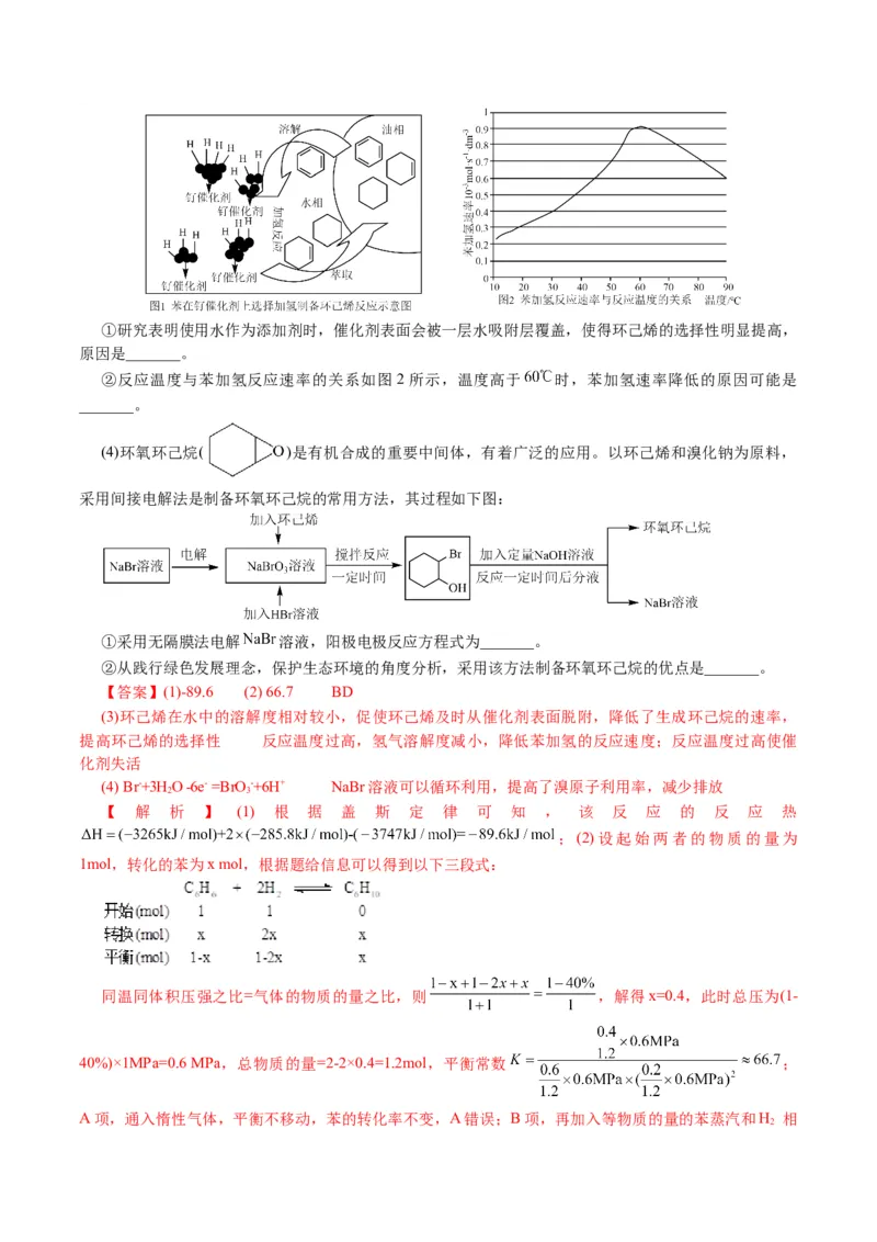 专题09化学反应原理综合(题型突破)(讲义)(解析版)_05高考化学_2024年新高考资料_2.2024二轮复习_2024年高考化学二轮复习讲练测（新教材新高考）