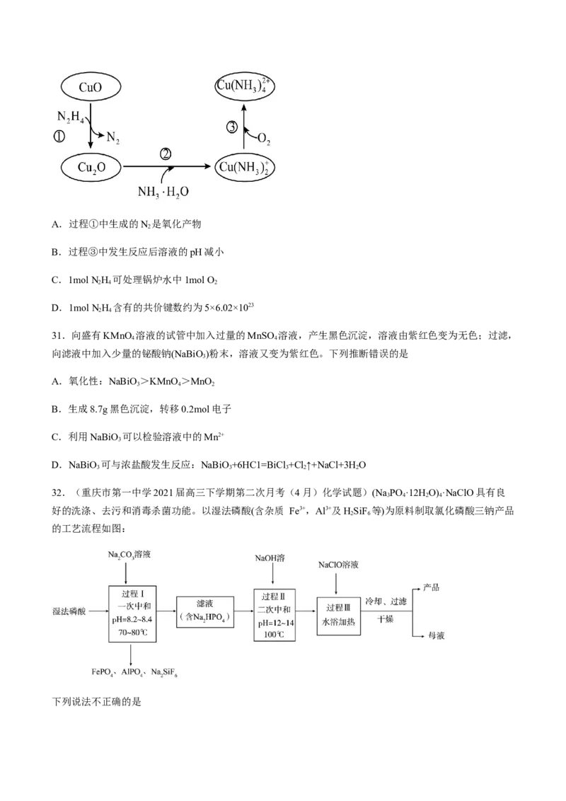 专项03化学物质的应用与转化-2023届高考化学二轮复习知识清单与专项练习（新高考专用）（原卷版）_05高考化学_新高考复习资料_2023年新高考资料_二轮复习_选择题