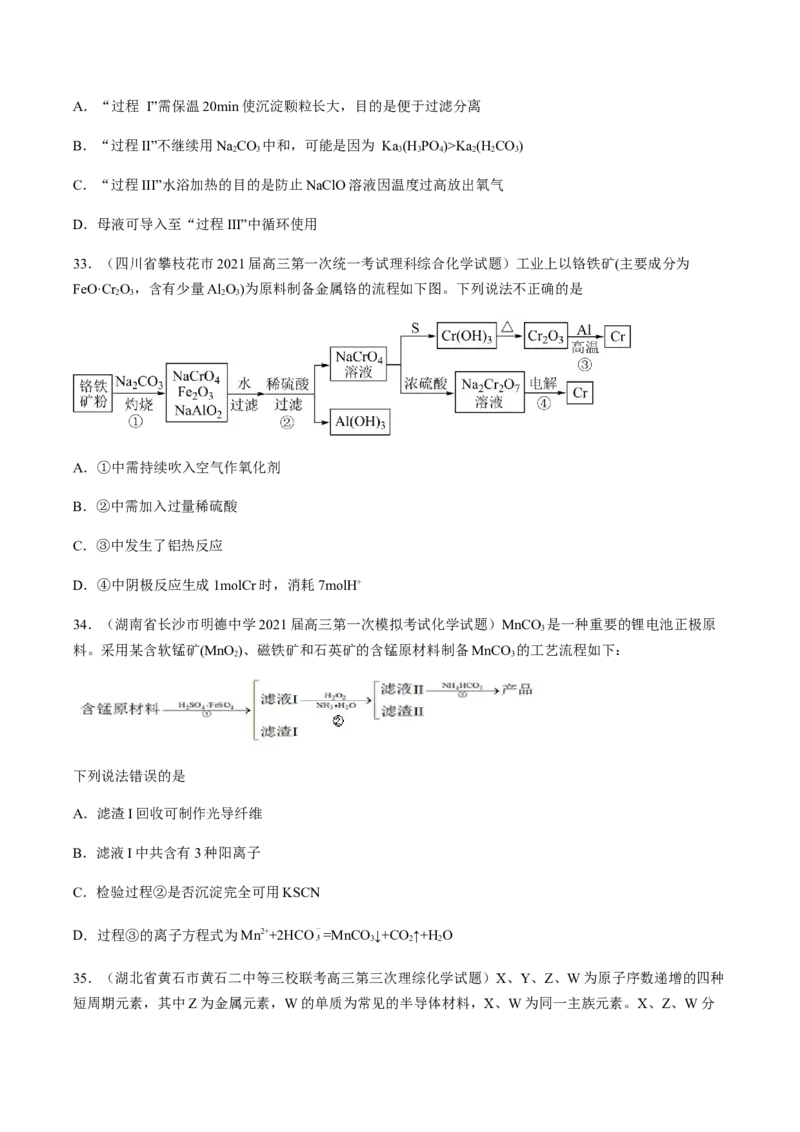 专项03化学物质的应用与转化-2023届高考化学二轮复习知识清单与专项练习（新高考专用）（原卷版）_05高考化学_新高考复习资料_2023年新高考资料_二轮复习_选择题
