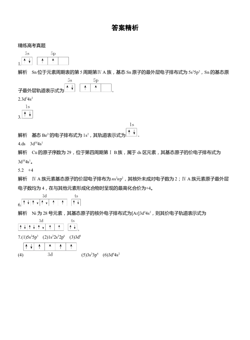 专题三　主观题突破1　原子(或离子)的核外电子排布淘宝店：红太阳资料库_05高考化学_2025年新高考资料_二轮复习_2025年高考化学大二轮_2025化学二轮复习_大二轮专题复习