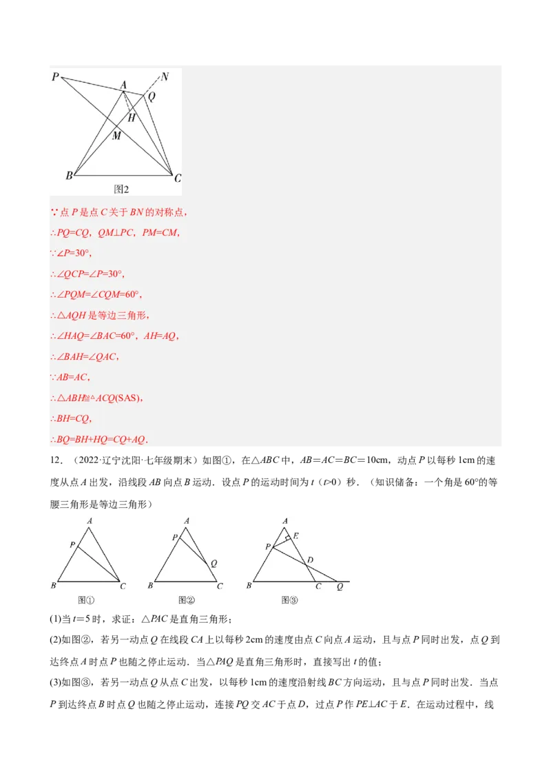 专题13.3等腰三角形中的综合（压轴题专项讲练）（人教版）（解析版）_初中数学人教版_8上-初中数学人教版_旧版_07专项讲练_八年级数学上册从重点到压轴（人教版）