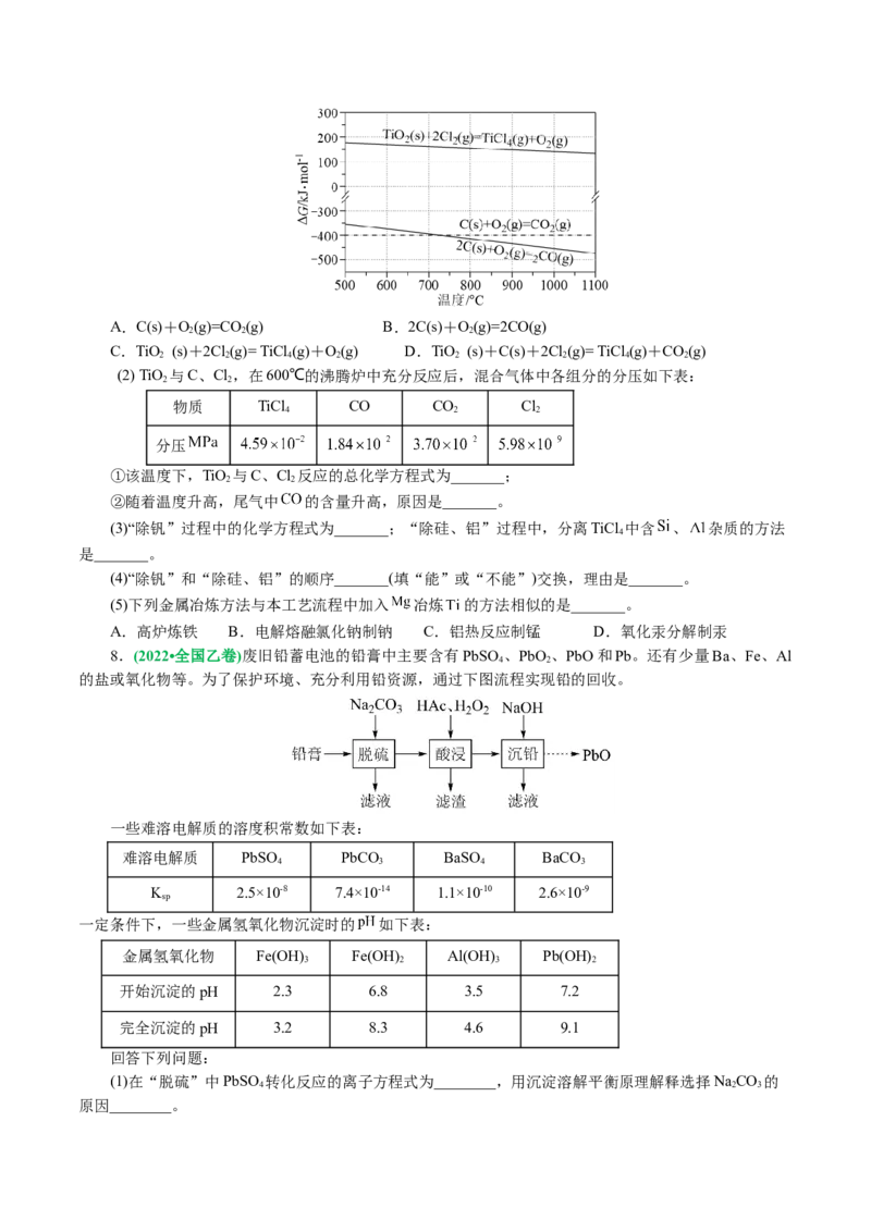 专题10化学工艺流程(题型突破)(讲义)(原卷版)_05高考化学_新高考复习资料_2024年新高考资料_二轮复习资料_2024年高考化学二轮复习讲练测（新教材新高考）_配套讲义（原卷版+解析版）