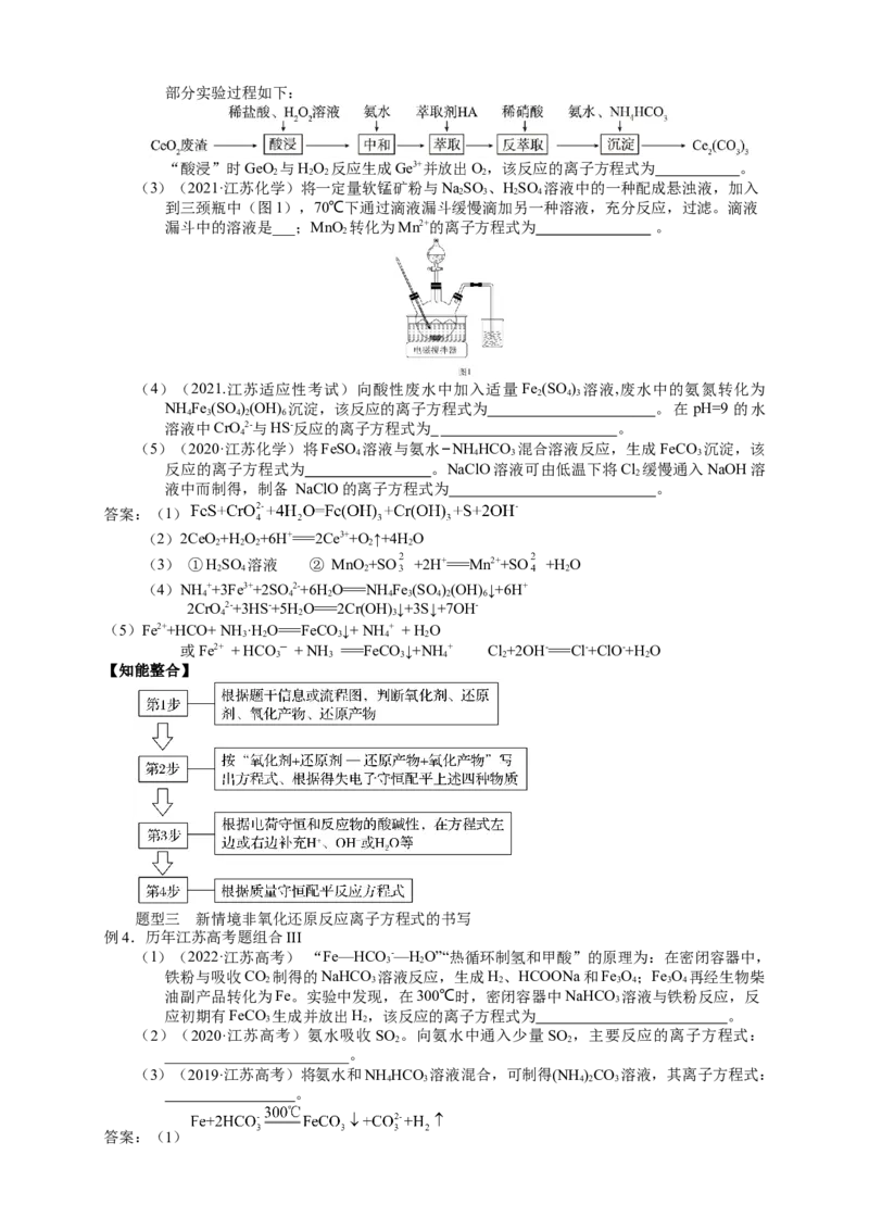 2025届高三化学一轮专题复习讲义（04）-专题一第四讲新情境下化学方程式的书写_05高考化学_2025年新高考资料_一轮复习_2025届高三化学一轮专题复习讲义