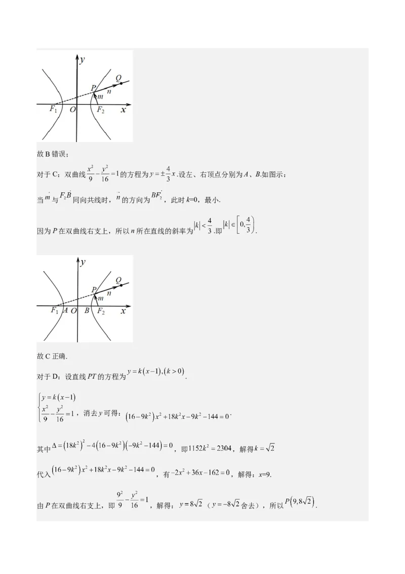 考向33双曲线（重点）-备战2023年高考数学一轮复习考点微专题（全国通用）（学生版）_2.2025数学总复习_赠品通用版（老高考）复习资料_一轮复习