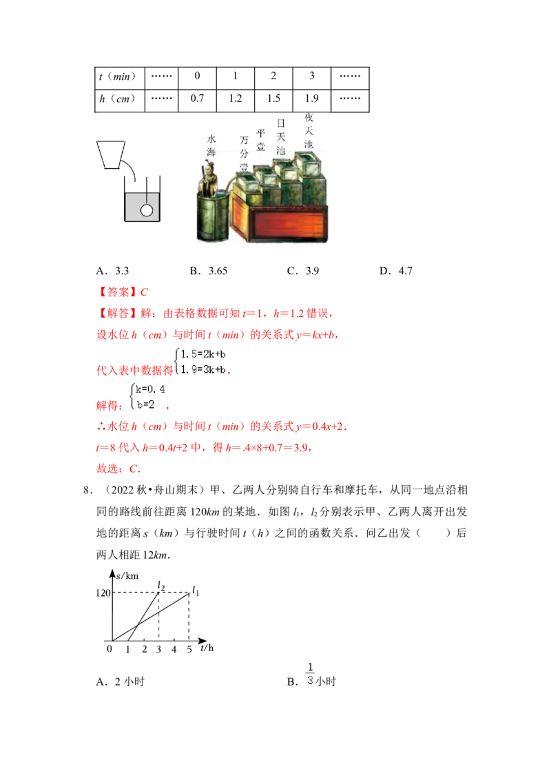 专题27一次函数应用（5大类型）（解析版）_初中数学人教版_八年级数学下册_保存转存之后查看(1)_8下-初中数学人教版（2026春新版持续更新）_旧版-可参考_06习题试卷_6期中期末复习专题