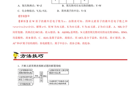 专项36片段元素周期表的推断（解析版）_05高考化学_新高考复习资料_2023年新高考资料_专项复习_2023年高考化学热点专项导航与精练（新高考专用）