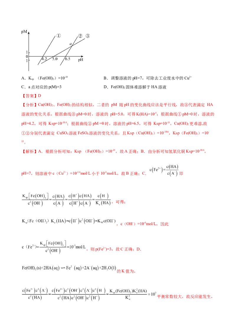 专题10水溶液中的离子反应与平衡（讲义）（解析版）_05高考化学_2024年新高考资料_2.2024二轮复习_高频考点2024年高考化学二轮复习高频考点追踪与预测（新高考专用）