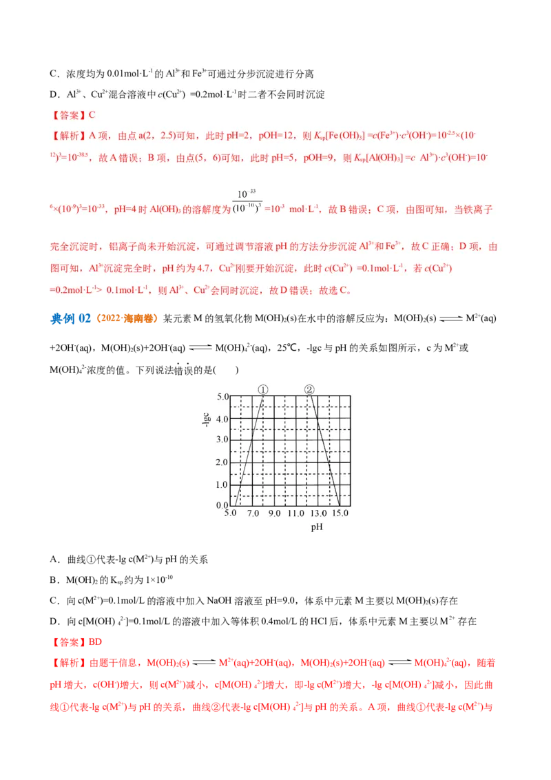 专题10水溶液中的离子反应与平衡（讲义）（解析版）_05高考化学_2024年新高考资料_2.2024二轮复习_高频考点2024年高考化学二轮复习高频考点追踪与预测（新高考专用）
