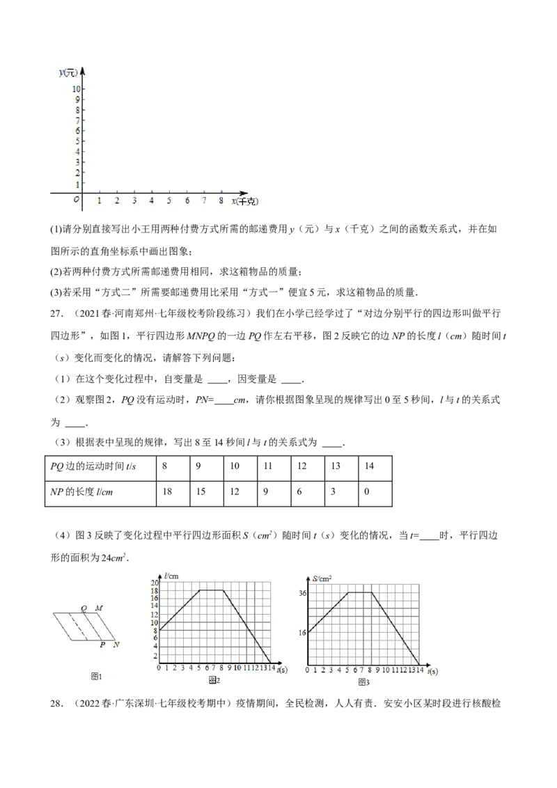 专题19.10一次函数的应用大题专练（4）其他类型问题（重难点培优30题）-拔尖特训2023年培优（原卷版）人教版_初中数学人教版_八年级数学下册_保存转存之后查看(1)_旧版-可参考