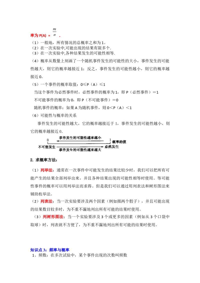 第01讲概率初步（知识解读+真题演练+课后巩固）（教师版）_初中数学_九年级数学上册（人教版）_知识解读与题型专练-V14_2024版