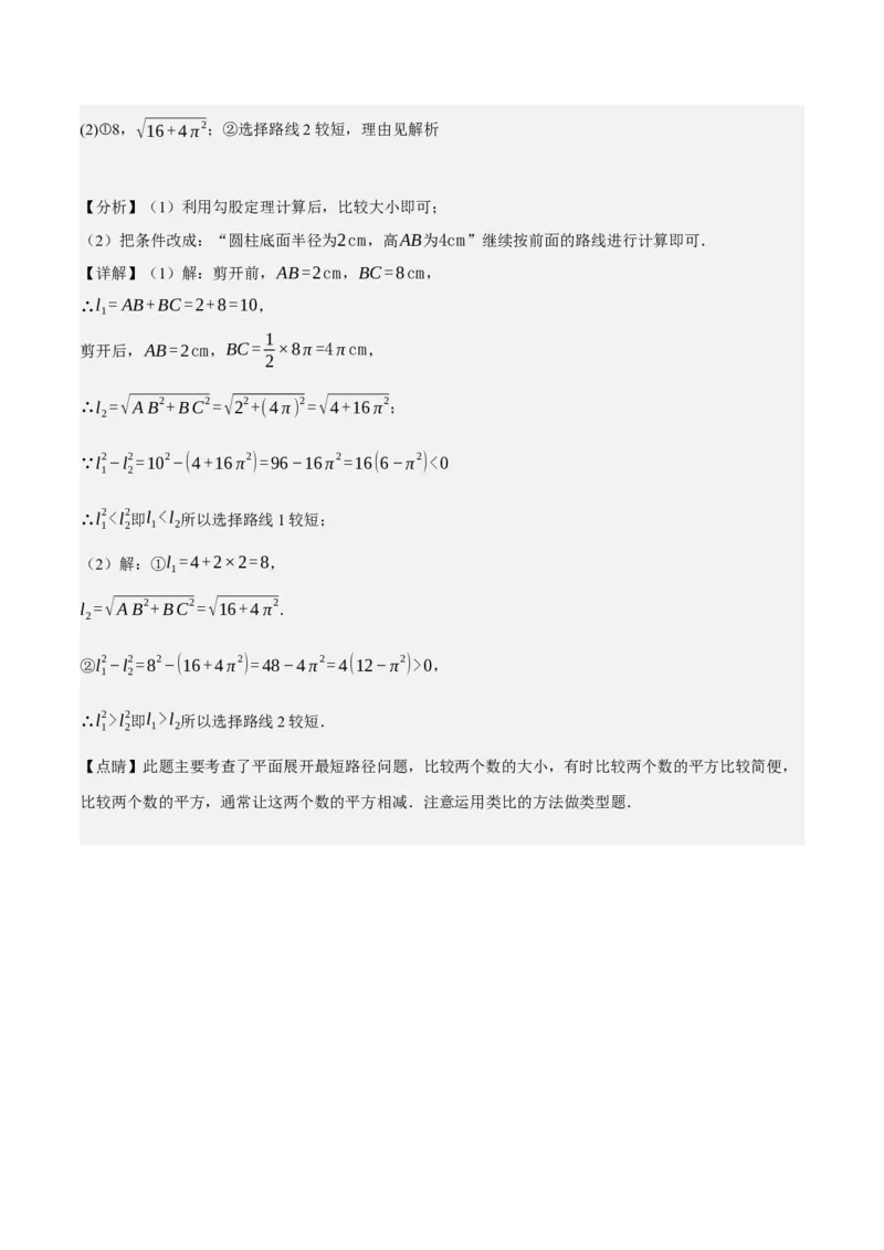 专题2.4勾股定理与实际问题十大类型大题专练（分层培优30题）-2023复习备考（解析版）人教版_初中数学人教版_八年级数学下册_保存转存之后查看(1)_旧版-可参考_06习题试卷