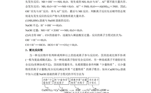 专题三复杂离子方程式的书写-冲刺2023年高考化学二轮复习核心考点逐项突破（解析版）_05高考化学_新高考复习资料_2023年新高考资料_二轮复习