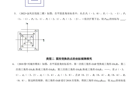专题11平面直角坐标系中利用点的坐标变化规律探究问题（原卷版）_初中数学人教版_7下-初中数学人教版_7下-初中数学人教版（旧版）赠送_07专项讲练