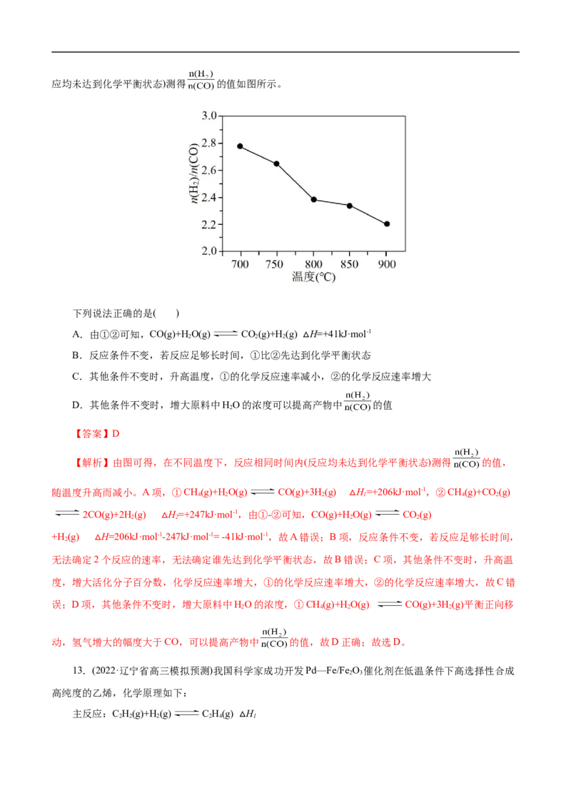专项29化学平衡图象（解析版）_05高考化学_新高考复习资料_2023年新高考资料_专项复习_2023年高考化学热点专项导航与精练（新高考专用）