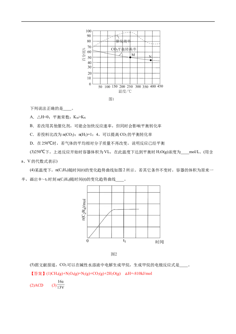 专项29化学平衡图象（解析版）_05高考化学_新高考复习资料_2023年新高考资料_专项复习_2023年高考化学热点专项导航与精练（新高考专用）