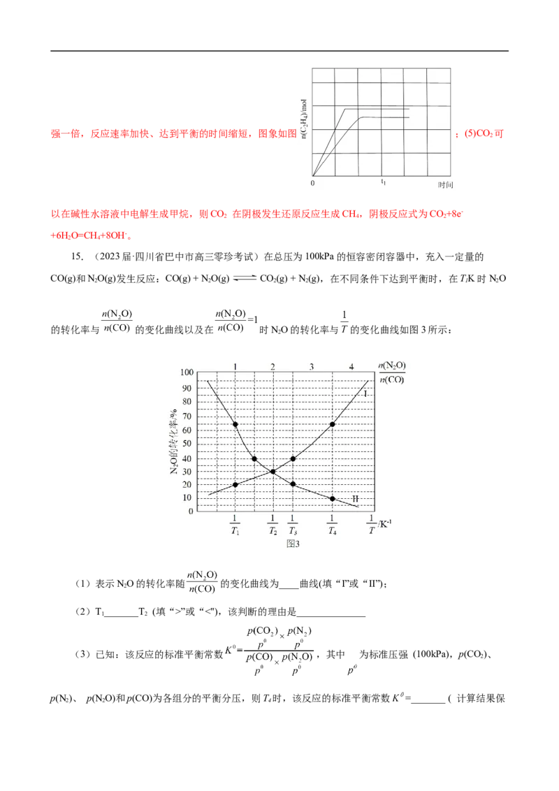 专项29化学平衡图象（解析版）_05高考化学_新高考复习资料_2023年新高考资料_专项复习_2023年高考化学热点专项导航与精练（新高考专用）