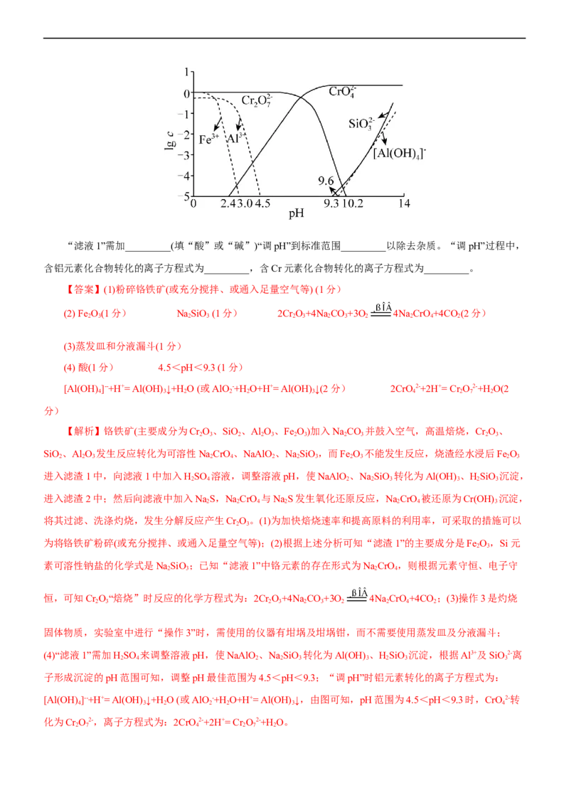 专题13化学工艺流程（测）（解析版）_05高考化学_通用版（老高考）复习资料_2023年复习资料_二轮复习_2023年高考化学二轮复习讲练测（全国通用）
