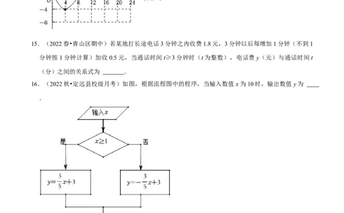 专题19.1函数专项提升训练（重难点培优）-拔尖特训2023年培优（原卷版）人教版_初中数学人教版_八年级数学下册_保存转存之后查看(1)_8下-初中数学人教版（2026春新版持续更新）