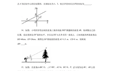 专题27.45《相似》全章复习与巩固（巩固篇）（专项练习）-2022-2023学年九年级数学下册基础知识专项讲练（人教版）_初中数学人教版_9下-初中数学人教版_07专项讲练