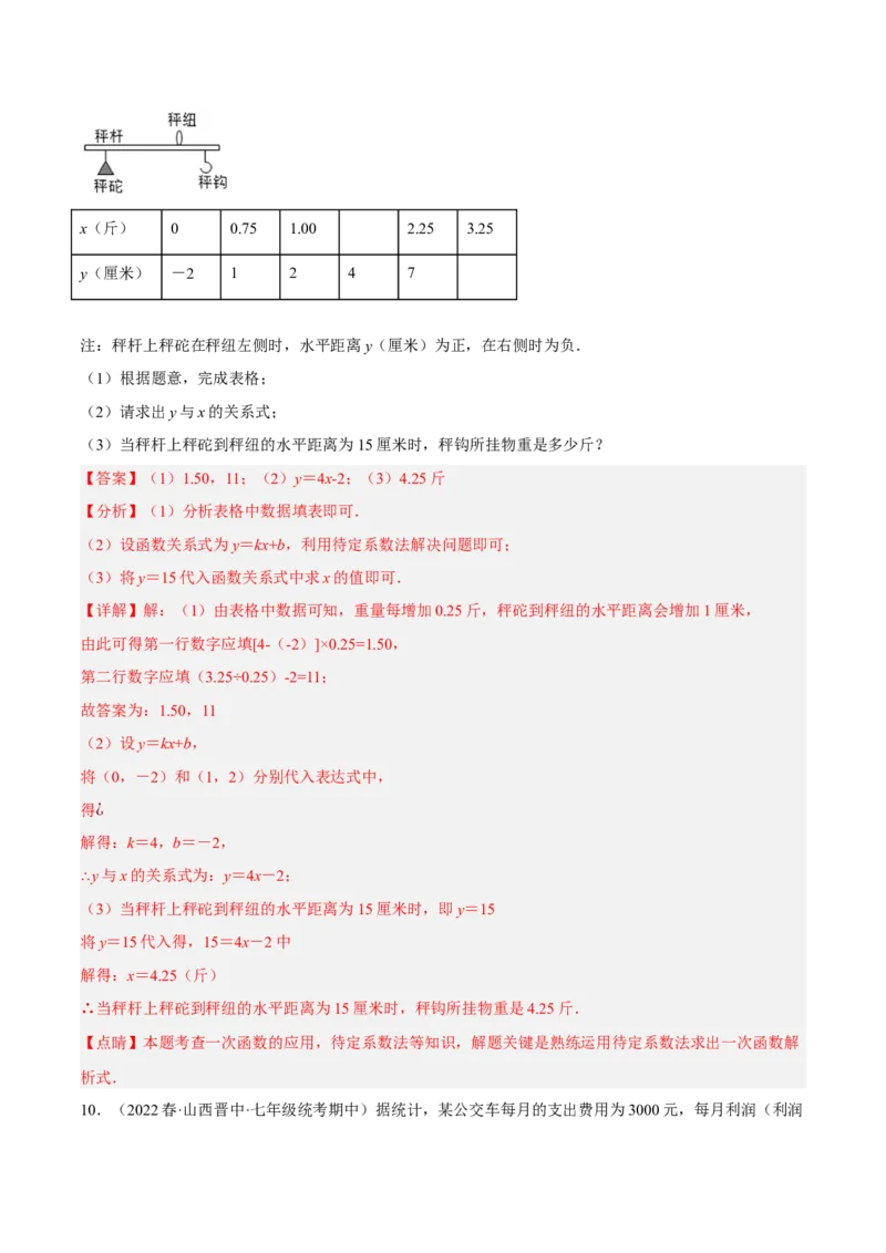 专题19.10一次函数的应用大题专练（4）其他类型问题（重难点培优30题）-拔尖特训2023年培优（解析版）人教版_初中数学人教版_八年级数学下册_保存转存之后查看(1)_旧版-可参考