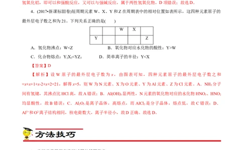 专项36片段元素周期表的推断（原卷版）_05高考化学_新高考复习资料_2023年新高考资料_专项复习_2023年高考化学热点专项导航与精练（新高考专用）