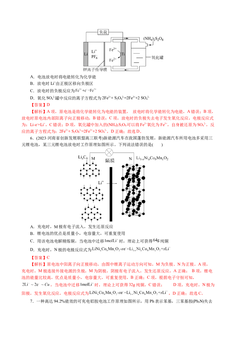 专题06化学反应与能量(讲义)(解析版)_05高考化学_2024年新高考资料_2.2024二轮复习_2024年高考化学二轮复习讲练测（新教材新高考）