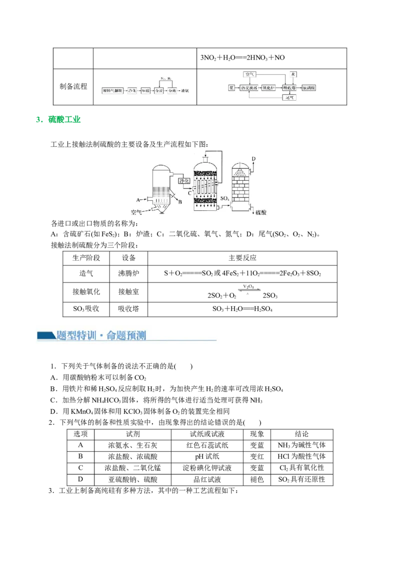 专题05元素及其化合物的性质与应用(讲义)(原卷版)_05高考化学_新高考复习资料_2024年新高考资料_二轮复习资料_2024年高考化学二轮复习讲练测（新教材新高考）