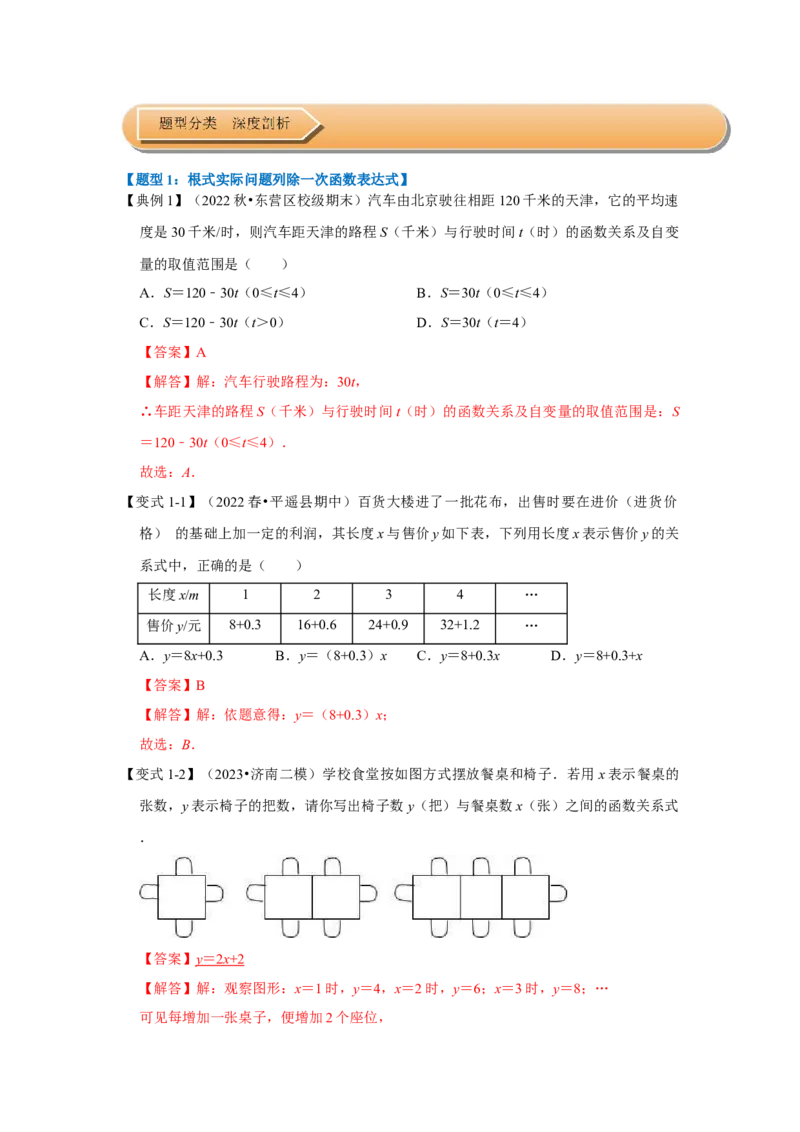 第04讲一次函数的实际应用（知识解读+达标检测）（教师版）_初中数学_八年级数学下册（人教版）_知识解读与题型专练-V14_2024版