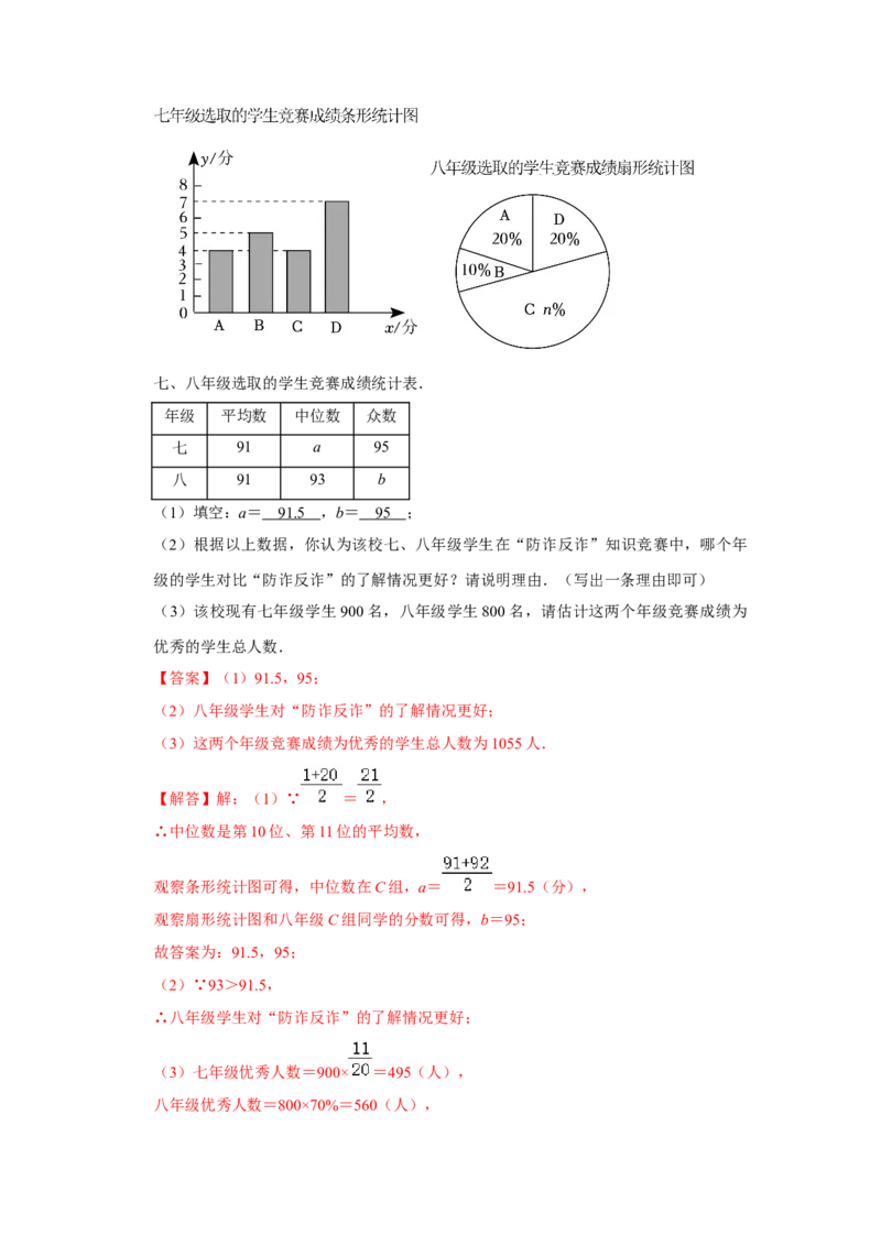 第01讲数据的分析（知识解读+达标检测）（教师版）_初中数学_八年级数学下册（人教版）_知识解读与题型专练-V14_2024版